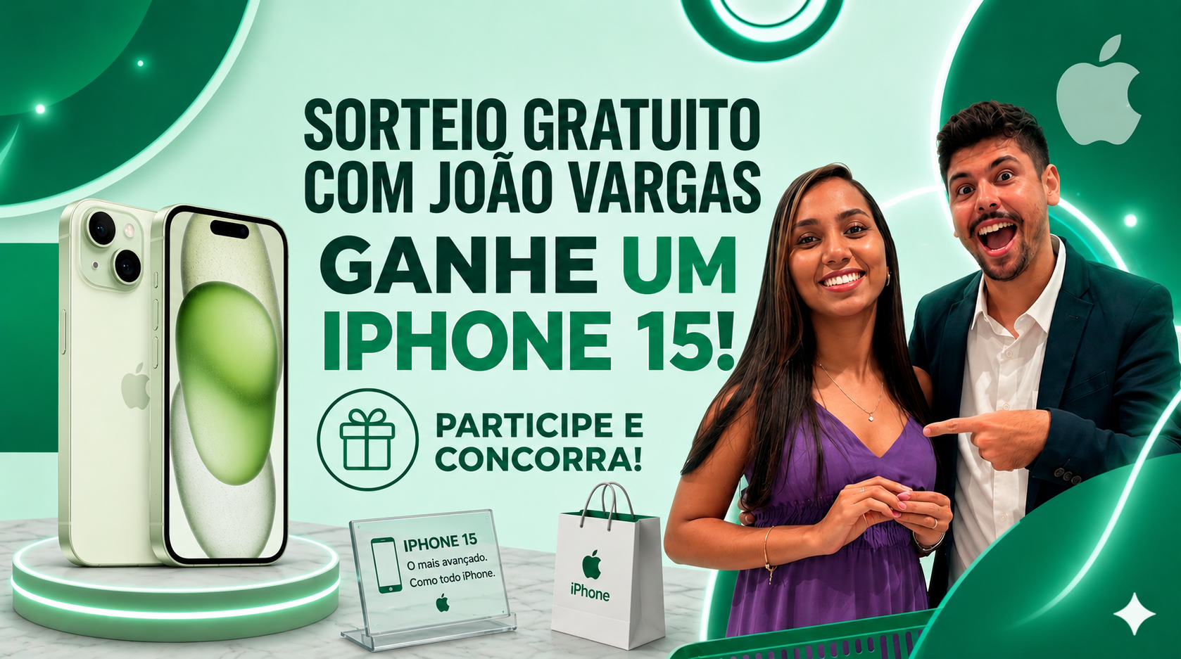 Como Participar com Segurança do Sorteio de iPhone 15 com João Vargas