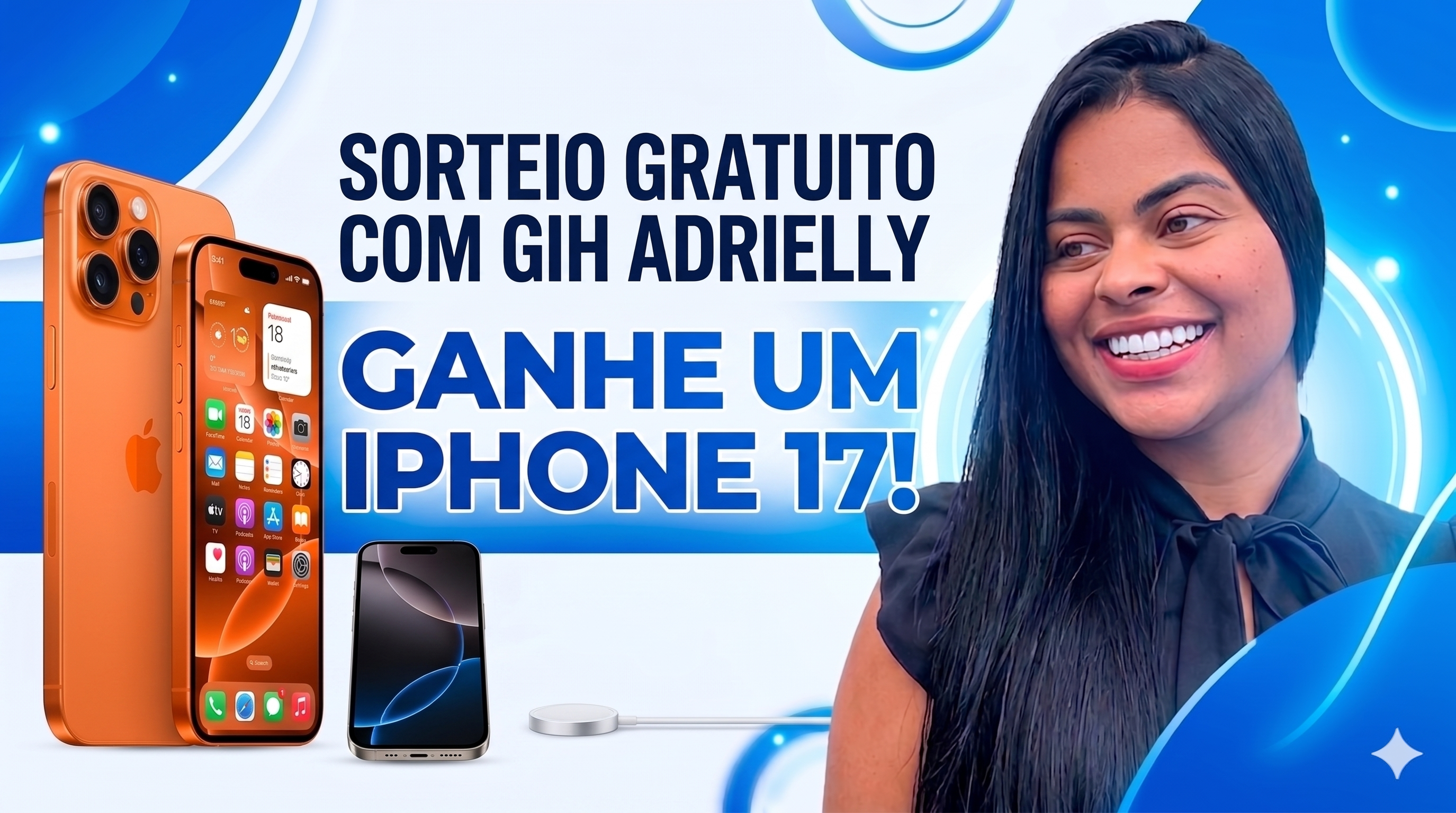 Participe e Ganhe um iPhone 17 com a Gih e Cifra do Bem