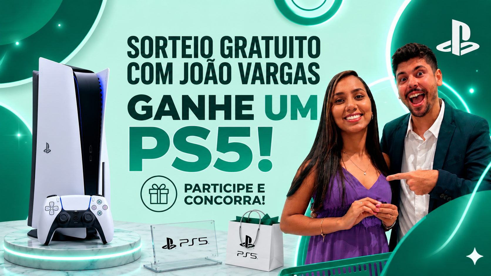 Participação Segura em Sorteios Online de um PS5 com João Vargas