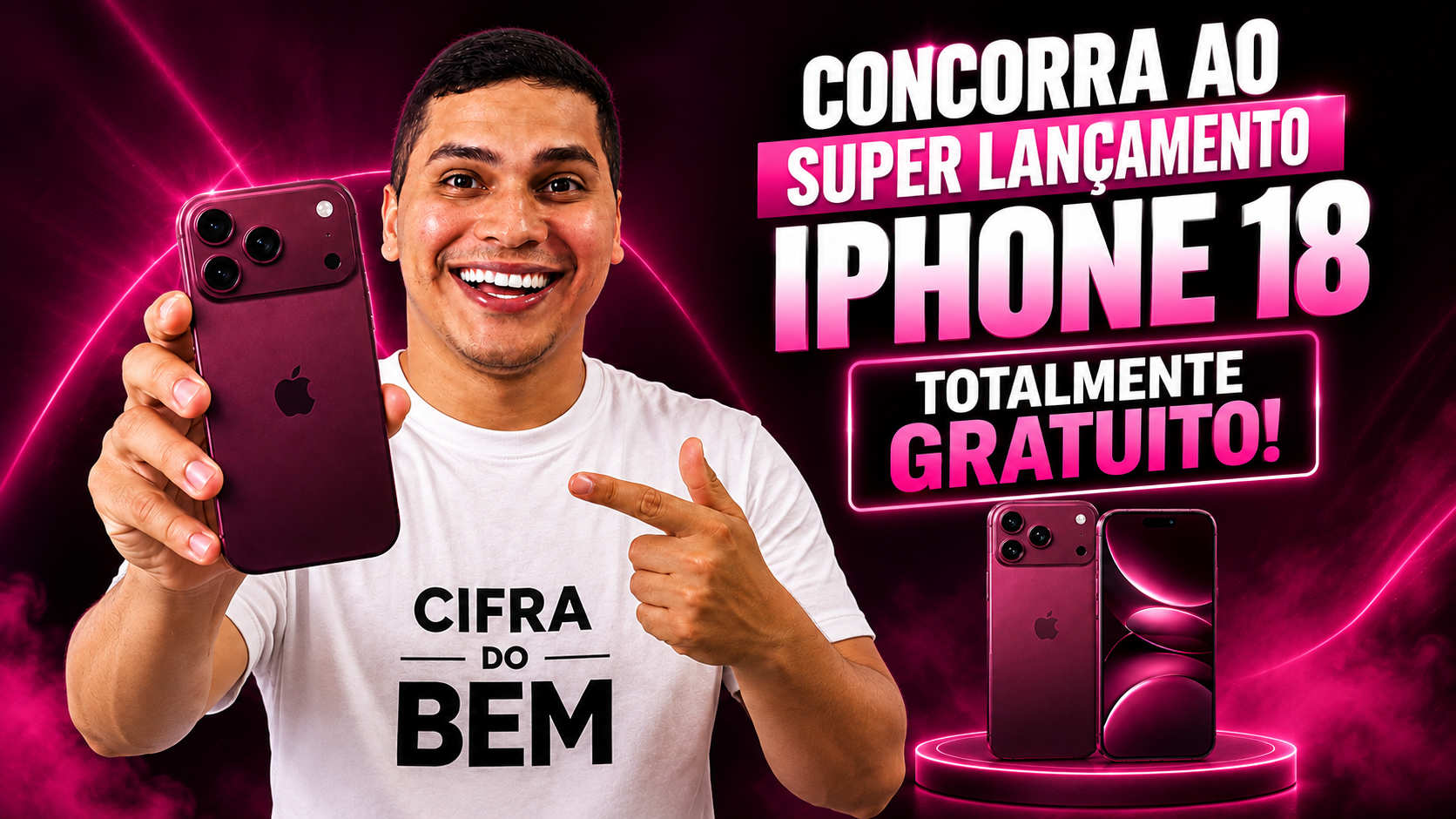 Participe do Sorteio do iPhone 18 com FeehZero: Uma Oportunidade Imperdível