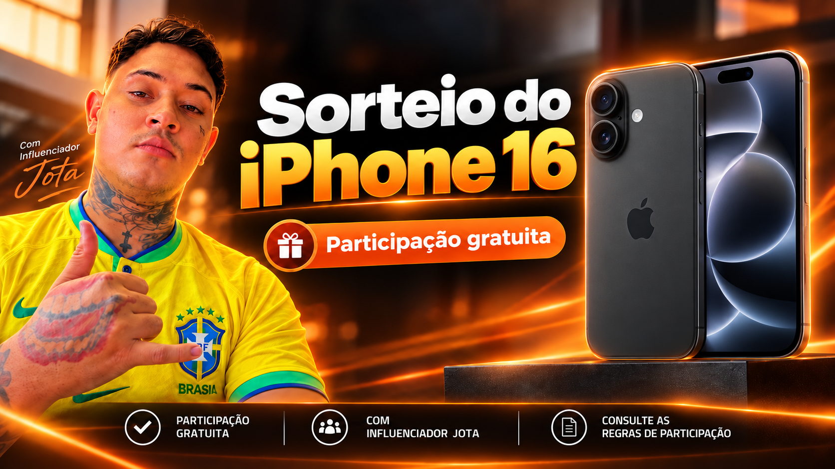 Sorteios Online de iPhone 16: Como Participar com Segurança